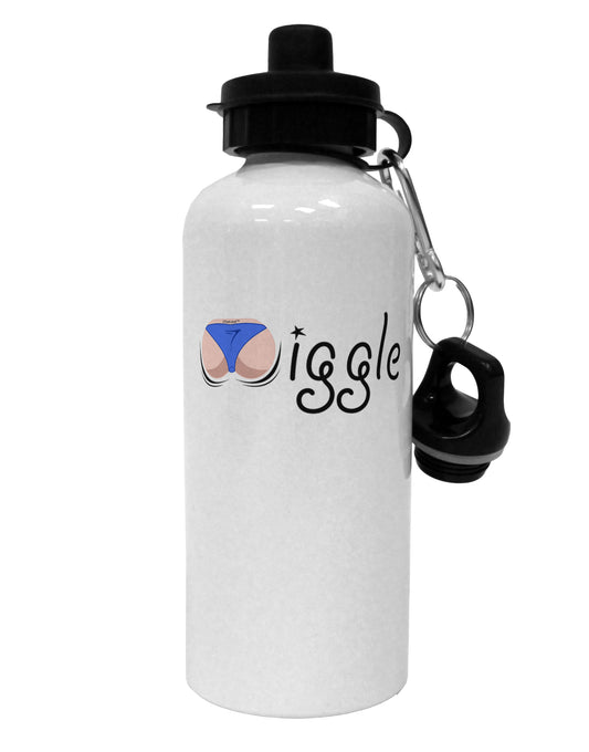 Wiggle - Twerk Light Aluminum 600ml Water Bottle-Water Bottles-TooLoud-White-Davson Sales