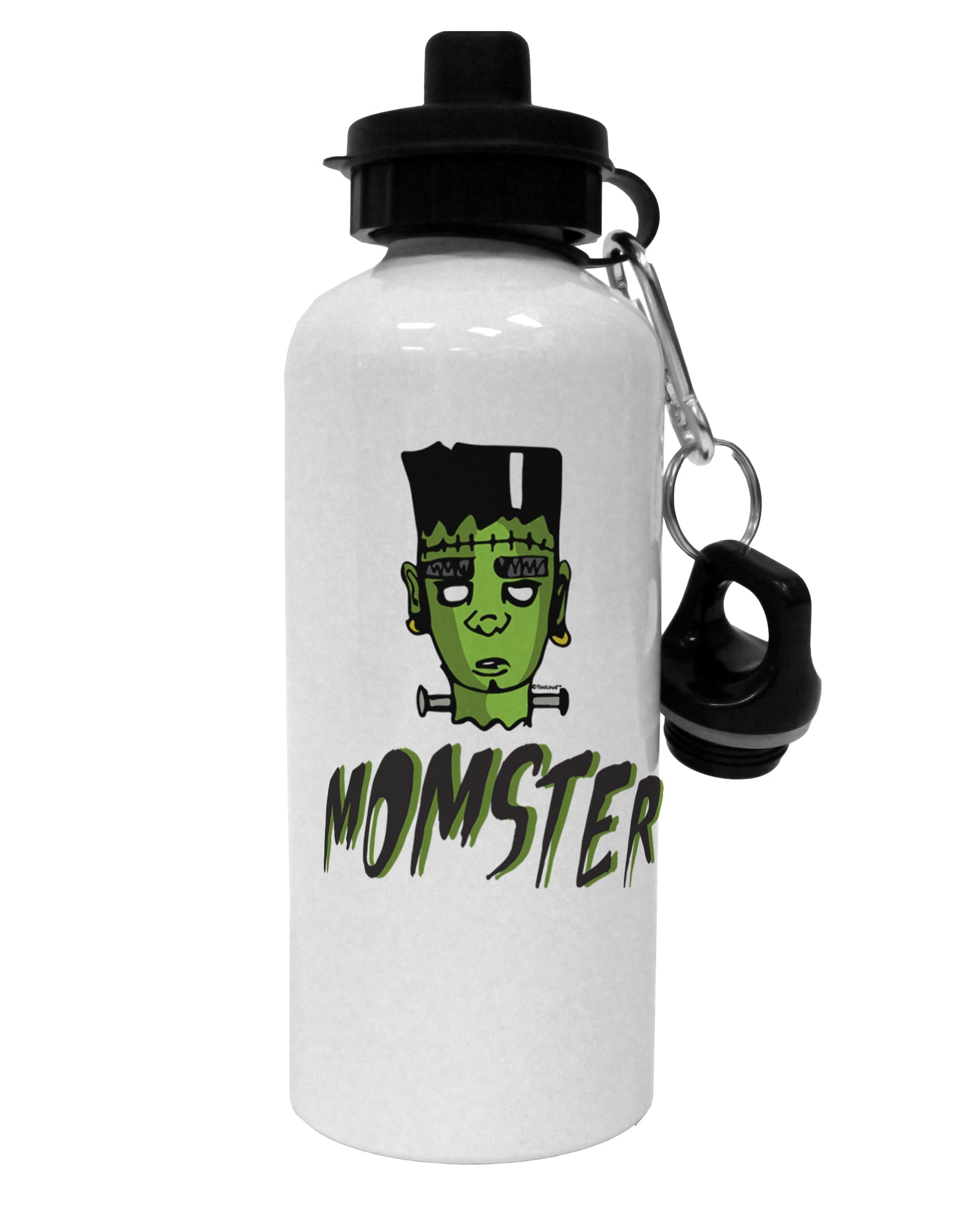 TooLoud Momster Frankenstein Aluminum 600ml Water Bottle-Water Bottles-TooLoud-Davson Sales