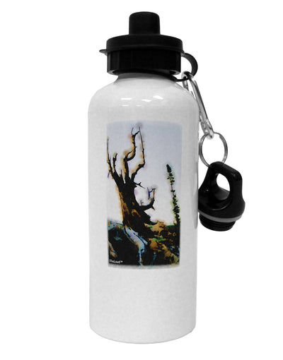 CO Mountain Scenery Watercolor Aluminum 600ml Water Bottle by TooLoud-Water Bottles-TooLoud-White-Davson Sales