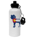 TooLoud Grunge Rocky Mountain Bighorn Sheep Flag Aluminum 600ml Water Bottle-Water Bottles-TooLoud-Davson Sales