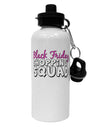 Black Friday Shopping Squad Aluminum 600ml Water Bottle-Water Bottles-TooLoud-White-Davson Sales