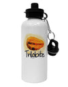 Trilobite Fossil Watercolor Text Aluminum 600ml Water Bottle-Water Bottles-TooLoud-White-Davson Sales