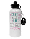 The Best Thing to Hold Onto in Life is Each Other - Color Aluminum 600ml Water Bottle-Water Bottles-TooLoud-White-Davson Sales