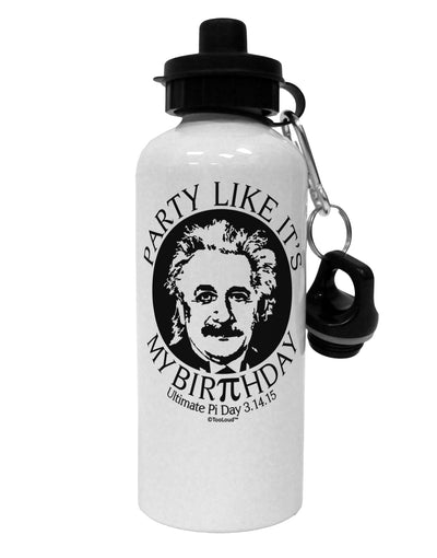 Ultimate Pi Day - Birthday Design Aluminum 600ml Water Bottle by TooLoud-Water Bottles-TooLoud-White-Davson Sales