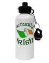 Actually Irish Aluminum 600ml Water Bottle-Water Bottles-TooLoud-White-Davson Sales