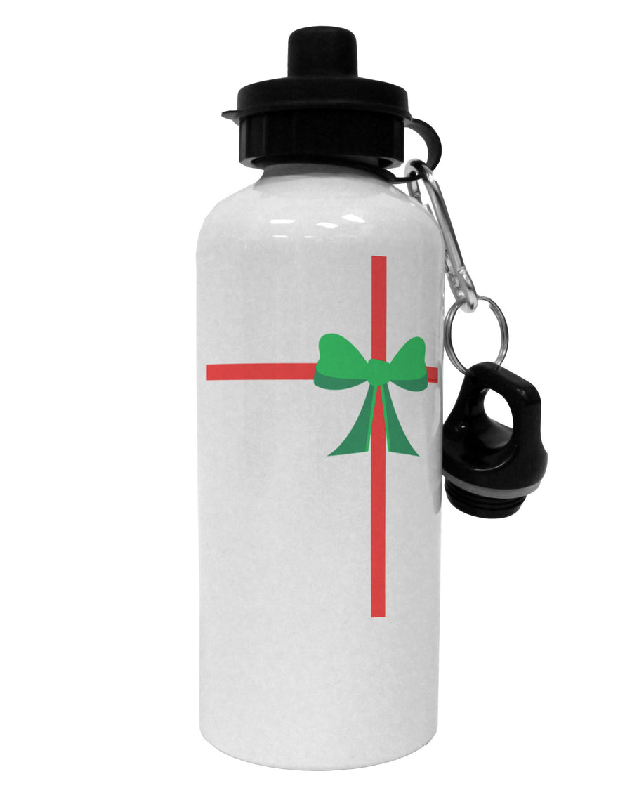 Christmas Present Gift Aluminum 600ml Water Bottle-Water Bottles-TooLoud-White-Davson Sales