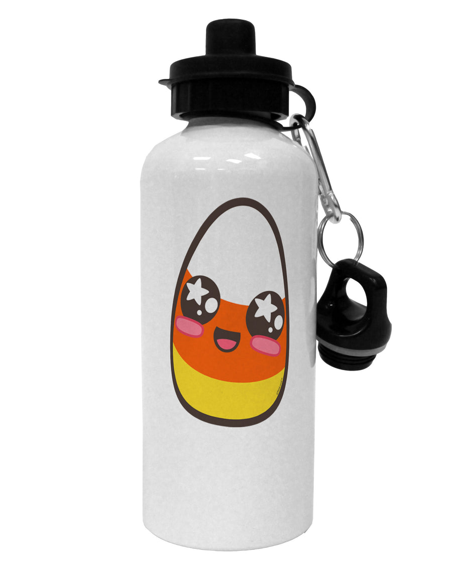 Cute Boy Child Candy Corn Family Halloween Aluminum 600ml Water Bottle-Water Bottles-TooLoud-White-Davson Sales