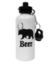 Beer Animal Aluminum 600ml Water Bottle-Water Bottles-TooLoud-White-Davson Sales