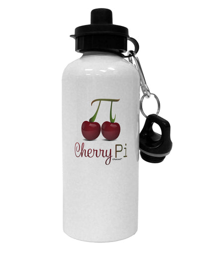 Cherry Pi Aluminum 600ml Water Bottle-Water Bottles-TooLoud-White-Davson Sales