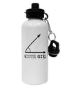 Acute Girl Aluminum 600ml Water Bottle-Water Bottles-TooLoud-White-Davson Sales