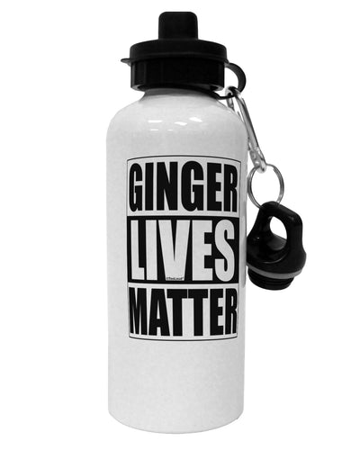 Ginger Lives Matter Aluminum 600ml Water Bottle by TooLoud-TooLoud-White-Davson Sales