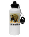 Black Bear Watercolor Aluminum 600ml Water Bottle-Water Bottles-TooLoud-White-Davson Sales