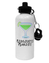 Margarita Monday Design - Pop Culture Aluminum 600ml Water Bottle by TooLoud-Water Bottles-TooLoud-White-Davson Sales