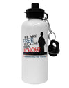 Because They Fought - Veterans Aluminum 600ml Water Bottle-Water Bottles-TooLoud-White-Davson Sales