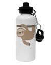 Cute Hanging Sloth Aluminum 600ml Water Bottle-Water Bottles-TooLoud-White-Davson Sales