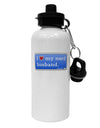 I Heart My Nerd Husband - Retro Aluminum 600ml Water Bottle by TooLoud-Water Bottles-TooLoud-White-Davson Sales