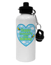 Happy Mother's Day Mommy - Blue Aluminum 600ml Water Bottle by TooLoud-Water Bottles-TooLoud-White-Davson Sales