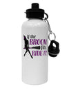 Ride It Purple Aluminum 600ml Water Bottle-Water Bottles-TooLoud-White-Davson Sales