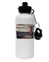 Will They Find the Eggs - Easter Bunny Aluminum 600ml Water Bottle by TooLoud-Water Bottles-TooLoud-White-Davson Sales