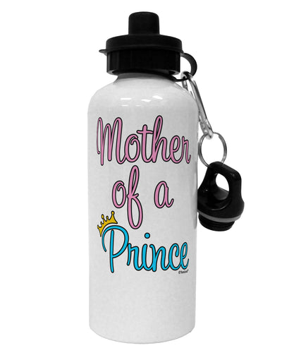 Mother of a Prince - Matching Mom and Son Design Aluminum 600ml Water Bottle by TooLoud-Water Bottles-TooLoud-White-Davson Sales