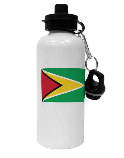 TooLoud Guyana Flag Aluminum 600ml Water Bottle-Water Bottles-TooLoud-Davson Sales