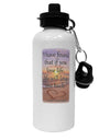 Life Will Love You Back Aluminum 600ml Water Bottle by TooLoud-Water Bottles-TooLoud-White-Davson Sales