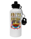 Happy Diwali - Rangoli and Diya Aluminum 600ml Water Bottle by TooLoud-TooLoud-White-Davson Sales