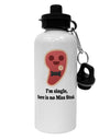 There Is No Miss Steak Aluminum 600ml Water Bottle by TooLoud-Water Bottles-TooLoud-White-Davson Sales