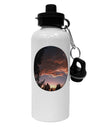 Forest Sunset Aluminum 600ml Water Bottle by TooLoud-Water Bottles-TooLoud-White-Davson Sales