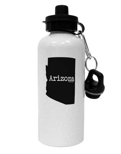 Arizona - United States Shape Aluminum 600ml Water Bottle-Water Bottles-TooLoud-White-Davson Sales