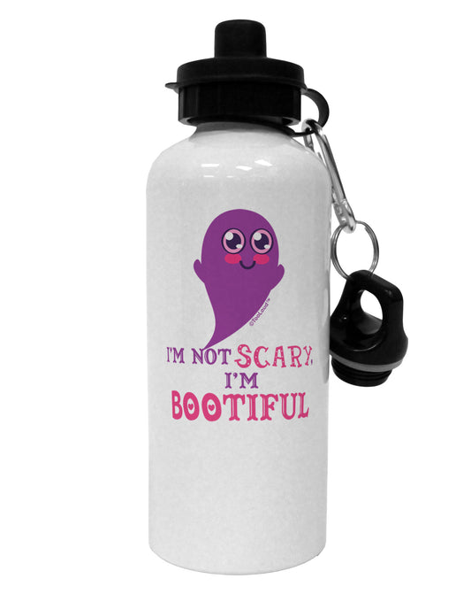 BOOtiful Ghost Purple Aluminum 600ml Water Bottle-Water Bottles-TooLoud-White-Davson Sales