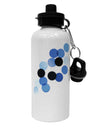 Inverted Bokeh Aluminum 600ml Water Bottle by TooLoud-TooLoud-White-Davson Sales