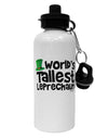 World's Tallest Leprechaun Aluminum 600ml Water Bottle by TooLoud-Water Bottles-TooLoud-White-Davson Sales