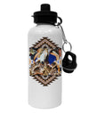 Native American Dancer 1 Aluminum 600ml Water Bottle-Water Bottles-TooLoud-White-Davson Sales