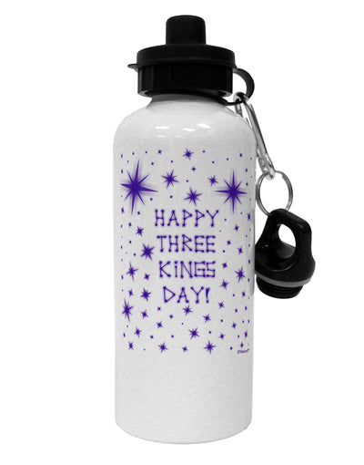 Happy Three Kings Day - Shining Stars Aluminum 600ml Water Bottle by TooLoud