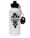 TooLoud Bridesmaid Bouquet Silhouette Aluminum 600ml Water Bottle-Water Bottles-TooLoud-Davson Sales