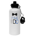 I Said I Do - Groom Aluminum 600ml Water Bottle-Water Bottles-TooLoud-White-Davson Sales