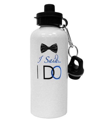 I Said I Do - Groom Aluminum 600ml Water Bottle-Water Bottles-TooLoud-White-Davson Sales