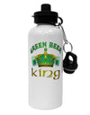 Green Beer King Aluminum 600ml Water Bottle-Water Bottles-TooLoud-White-Davson Sales