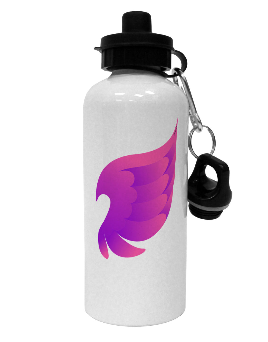 Cute Single Angel Wing Aluminum 600ml Water Bottle-Water Bottles-TooLoud-White-Davson Sales