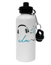 EDM Cord Blue Aluminum 600ml Water Bottle-Water Bottles-TooLoud-White-Davson Sales