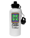 Pixel Irish Charm Item Aluminum 600ml Water Bottle-Water Bottles-TooLoud-White-Davson Sales