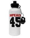 Impeach 45 Aluminum 600ml Water Bottle by TooLoud-TooLoud-White-Davson Sales