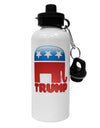 Trump Bubble Symbol Aluminum 600ml Water Bottle-Water Bottles-TooLoud-White-Davson Sales