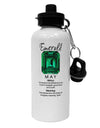 Birthstone Emerald Aluminum 600ml Water Bottle by TooLoud-Water Bottles-TooLoud-White-Davson Sales