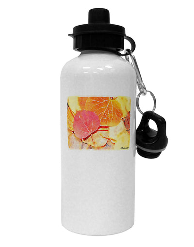 Colorado - Autumn WaterColor Aluminum 600ml Water Bottle-Water Bottles-TooLoud-White-Davson Sales