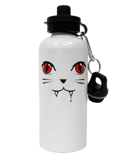 Vamp Kitty Aluminum 600ml Water Bottle-Water Bottles-TooLoud-White-Davson Sales