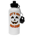 Let's Get Smashed Pumpkin Aluminum 600ml Water Bottle by TooLoud-Water Bottles-TooLoud-White-Davson Sales