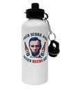 Seven Beers Ago - Lincoln Aluminum 600ml Water Bottle-Water Bottles-TooLoud-White-Davson Sales