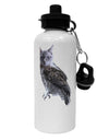 Lucky Cat Owl Aluminum 600ml Water Bottle-Water Bottles-TooLoud-White-Davson Sales